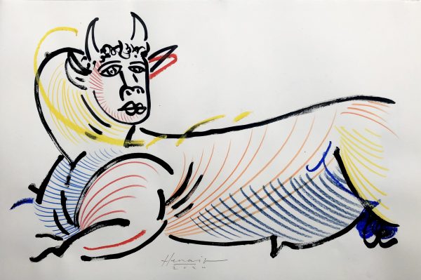 Guernika, Picasso serie (26 April 1937)Pencil, ink & oil pastel on paper32,5x48cm€80,-